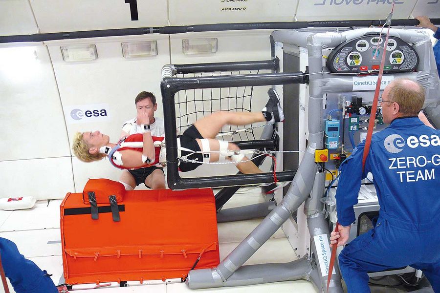 Elastomer-Dämpfer von ACE kommen unter anderem bei der ISS zum Einsatz