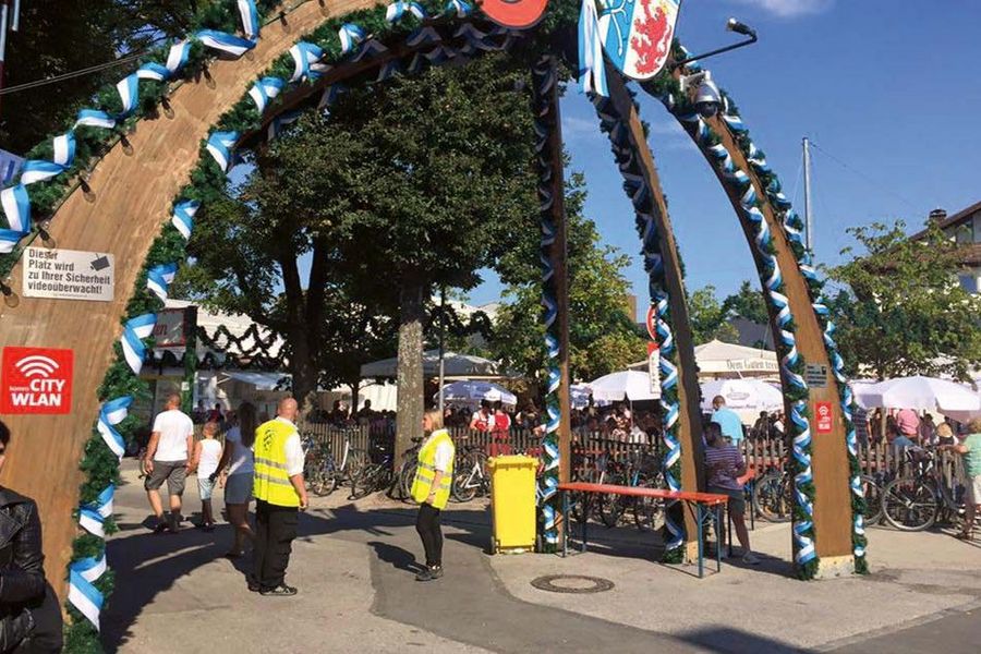 Die Veranstalter des Oktoberfestes zählten ebenfalls auf den MS-Sicherheitsdienst