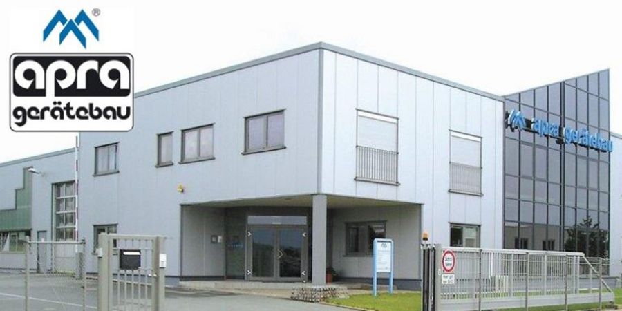 Firmengebäude der apra-gerätebau GmbH & Co. KG Chemnitz