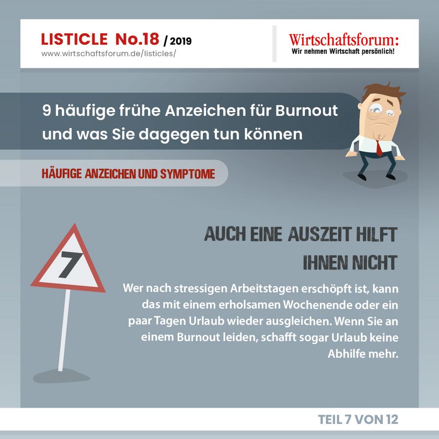 9 häufige frühe Anzeichen für Burnout und was Sie tun können - Wirtschaftsforum Listicle