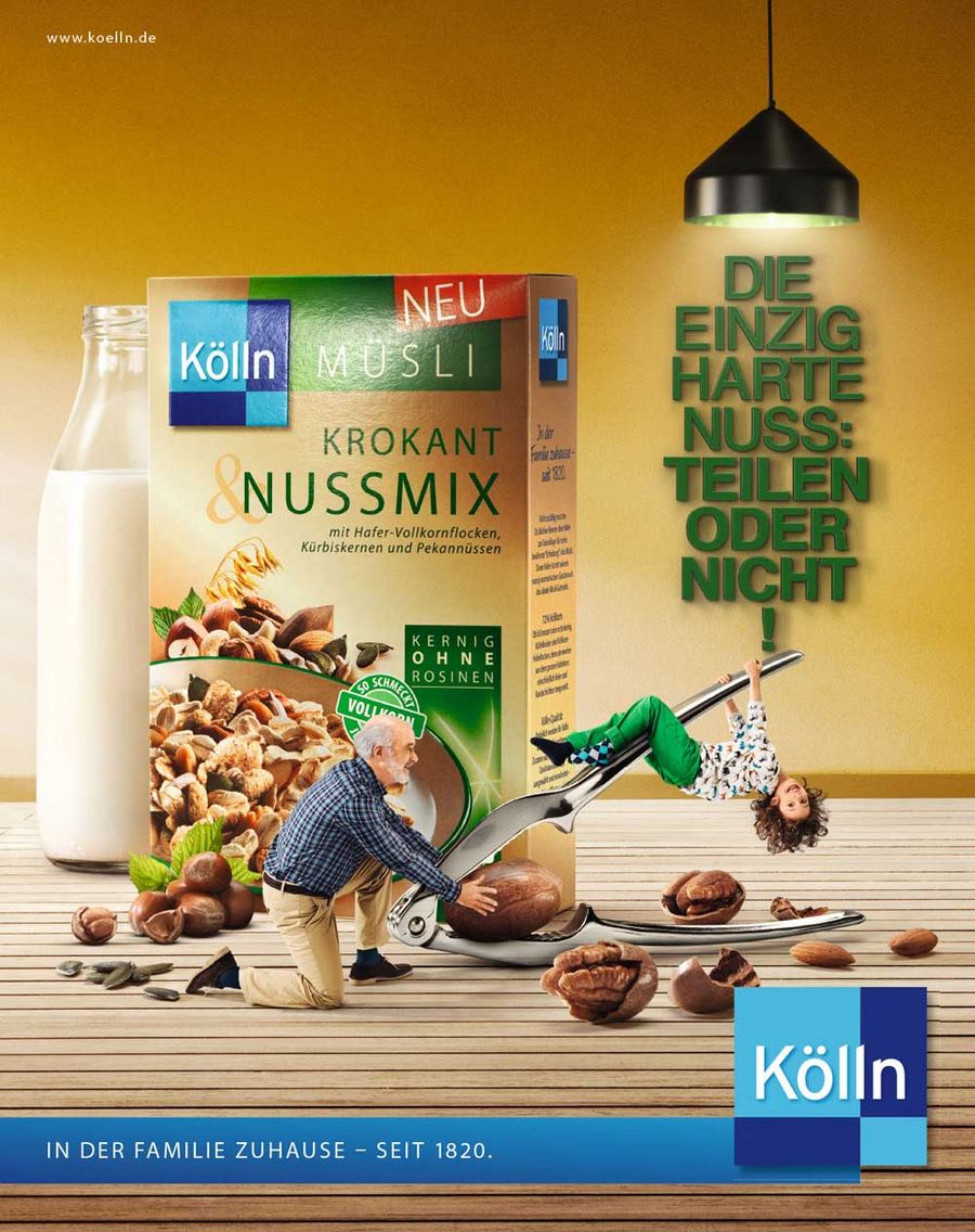 Kölln Müsli Krokant & Nussmix.