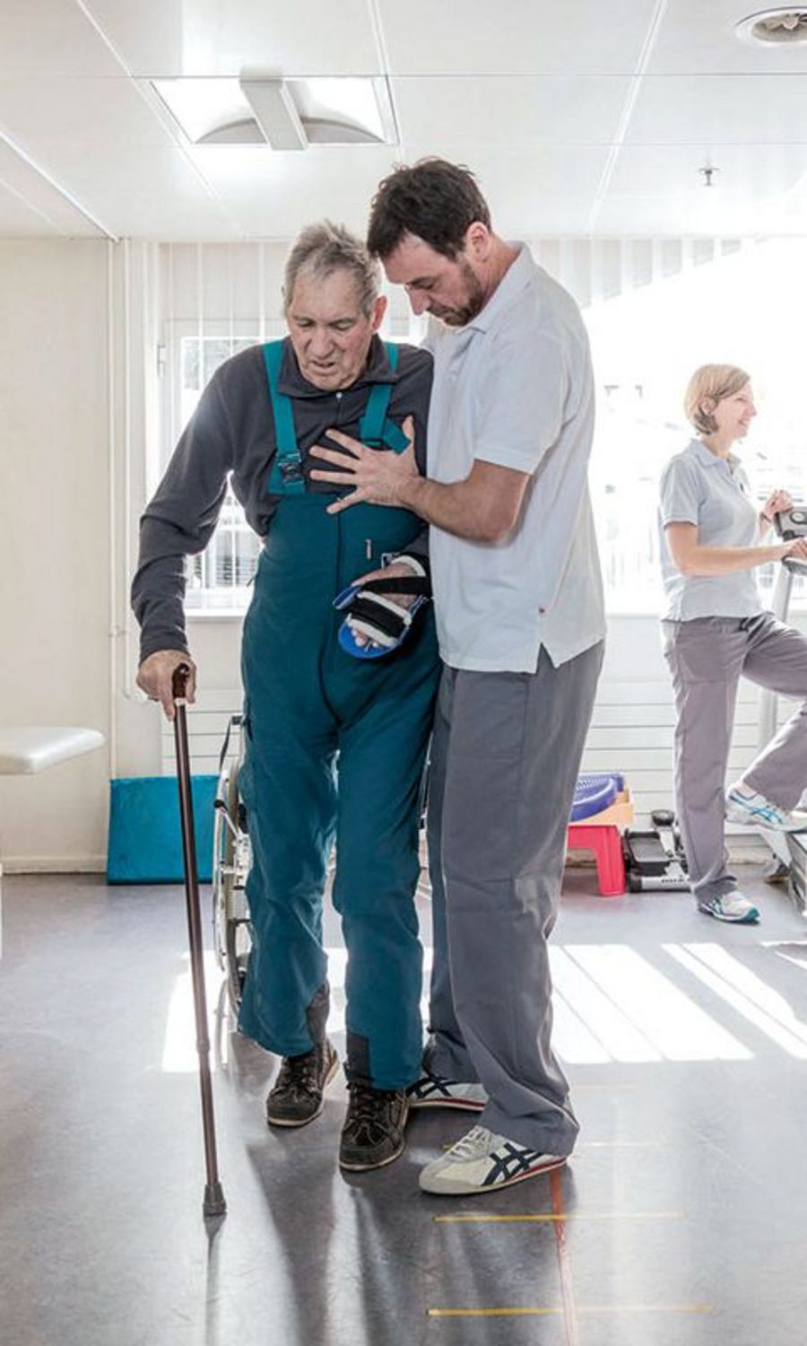 Aktive und passive Physiotherapien sind fest im Portfolio verankert