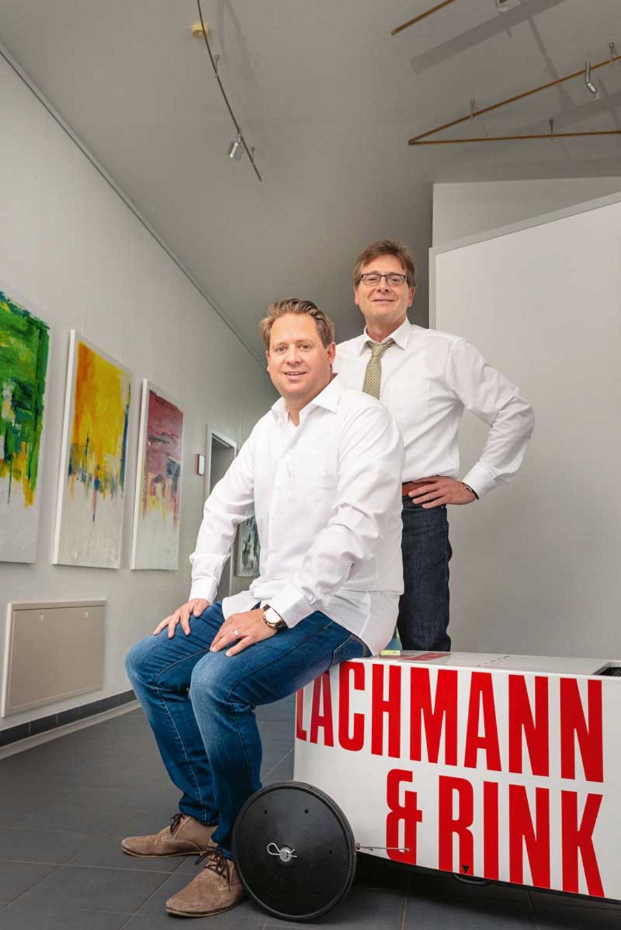 Lachmann & Rink Geschäftsführer Claudius Rink und Arjan Bijlard