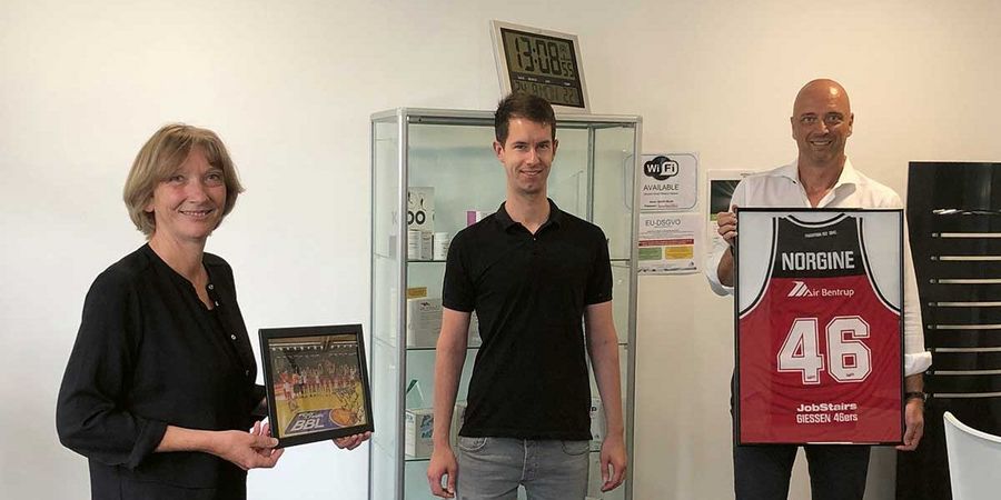 Norgine unterstützt den Basketballverein Gießen 46ers