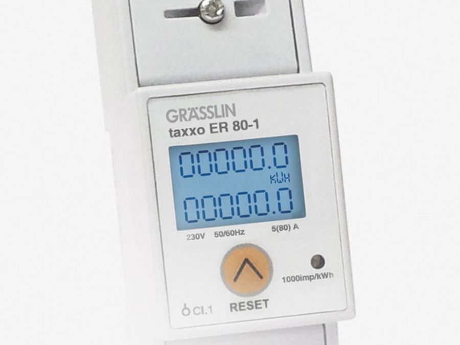 taxxo ER 80-1 - Energiezähler zur Verbrauchskontrolle von Grässlin