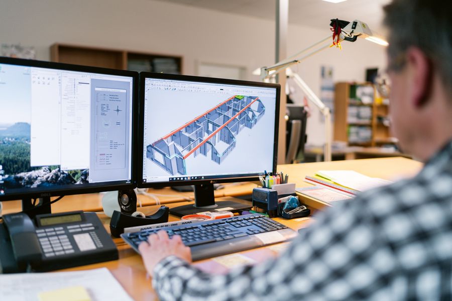 ...denn elementiertes Bauen heißt ausdrücklich nicht Retorte