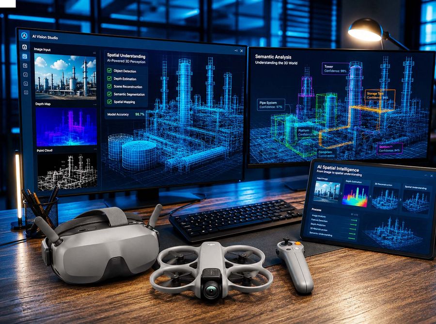 Vom Bild zur räumlichen Intelligenz. Spatial AI erfolgreich im Einsatz Vom Bild zur räumlichen Intelligenz. Spatial AI erfolgreich im Einsatz