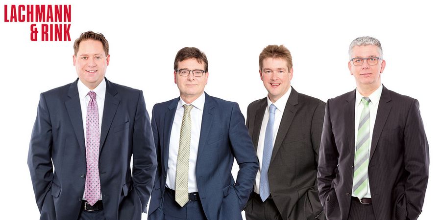 Das Führungsteam (v.l.): Die Geschäftsführer Claudius Rink und Arjan Bijlard sowie die Entwicklungsleiter Thore Klein und Frank Böcking
