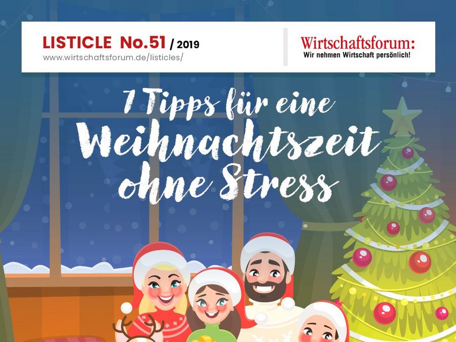 7 Tipps für eine Weihnachtszeit ohne Stress