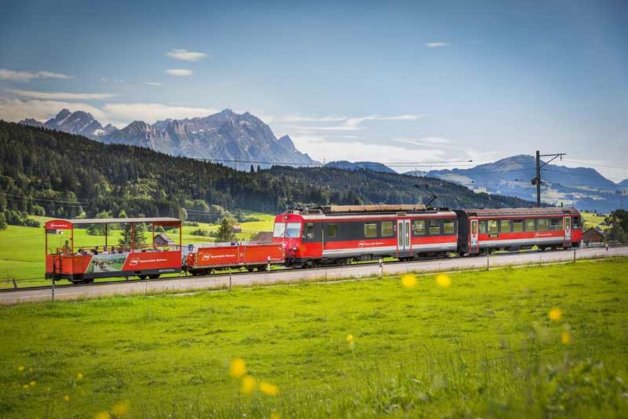 Appenzeller Bahnen offenen Aussichtsfahrt