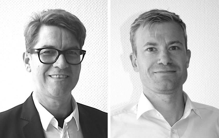Gisbert Schmieder, Kreativdirektor & Markenchef und Richard Schmitt, Head of International Sales der Atelier Goldner Schnitt GmbH