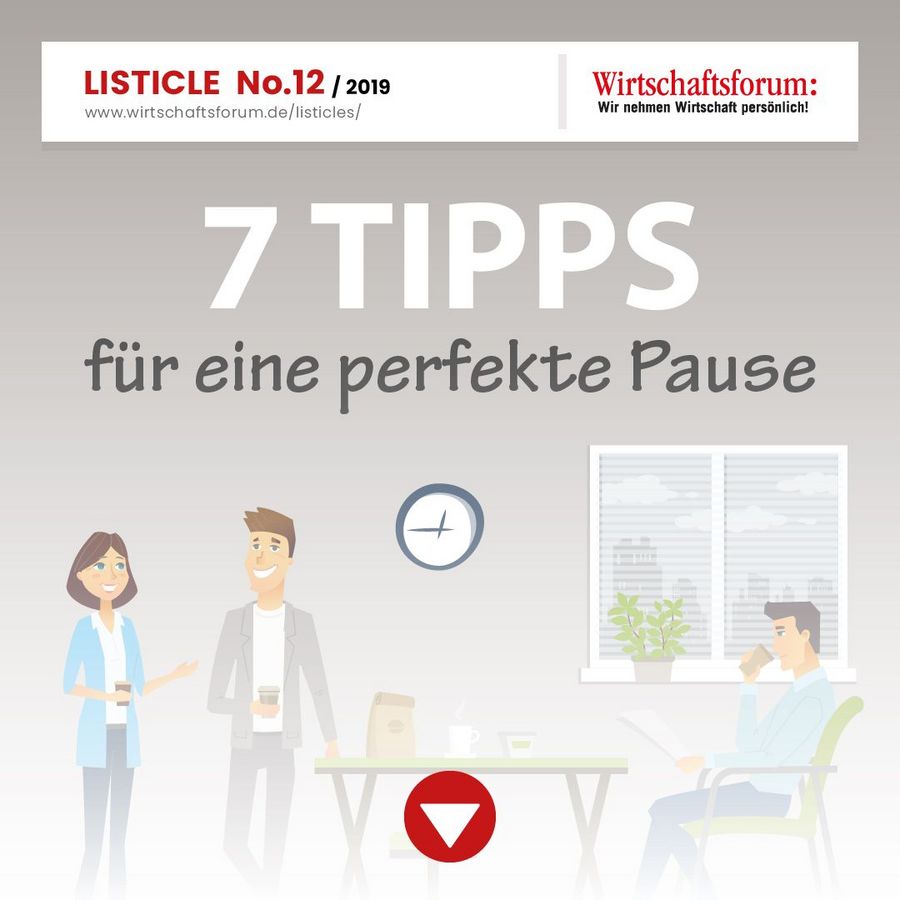 7 Tipps für eine perfekte Pause