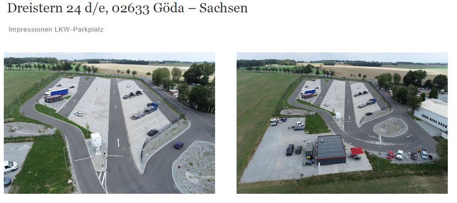 Einer von tausenden Truck Stops aus dem Portfolio von Park Your Truck Einer von tausenden Truck Stops aus dem Portfolio von Park Your Truck
