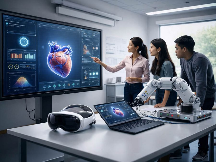 Wie KI, virtuelle Welten und Robotik den Schulunterricht verändern könnten Wie KI, virtuelle Welten und Robotik den Schulunterricht verändern könnten