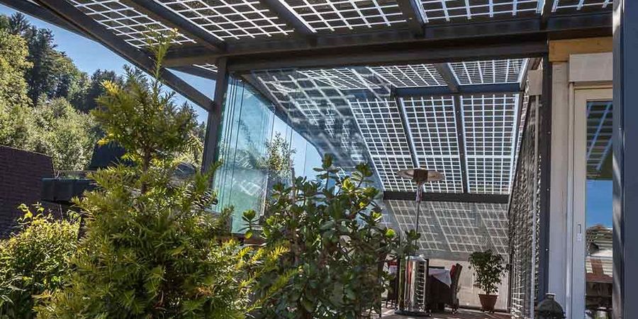 Solar-Glasdächer