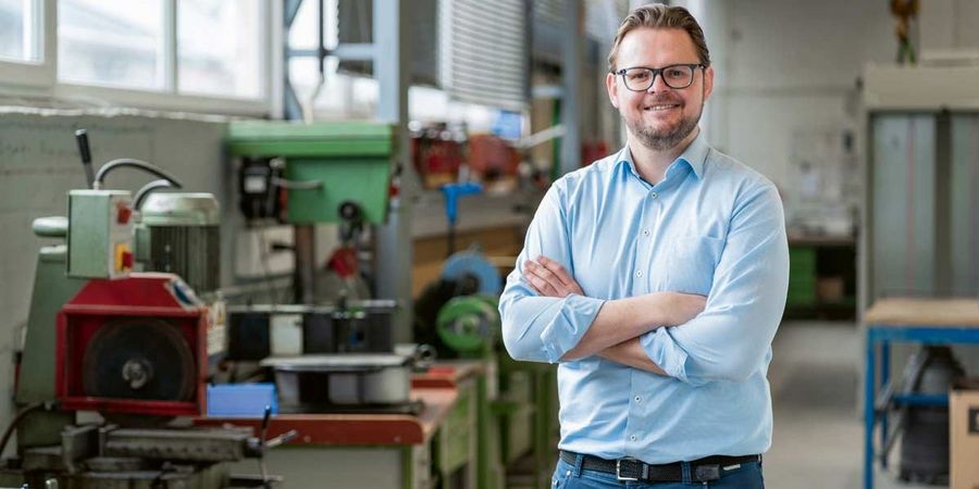 Tim Schmitz, Geschäftsführer der RL Elektrotechnik GmbH & Co. KG