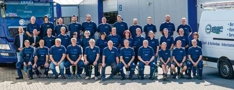 Das Team der MELA Metallbau und Landtechnik Glöwen GmbH