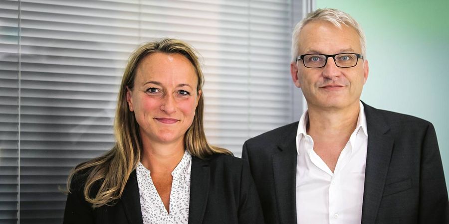 Anja Dirmhirn, Geschäftsführerin der Pfennigparade SIGMETA GmbH, und Dirk Höpner, Geschäftsführer der Pfennigparade SIGMETA GmbH