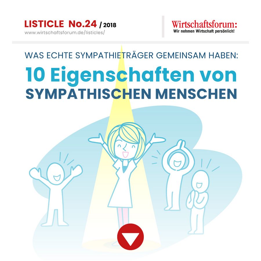 10 Eigenschaften von sympathischen Menschen