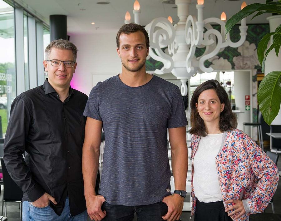 Frank Thelen, Markus Deibler und Luisa Mentele