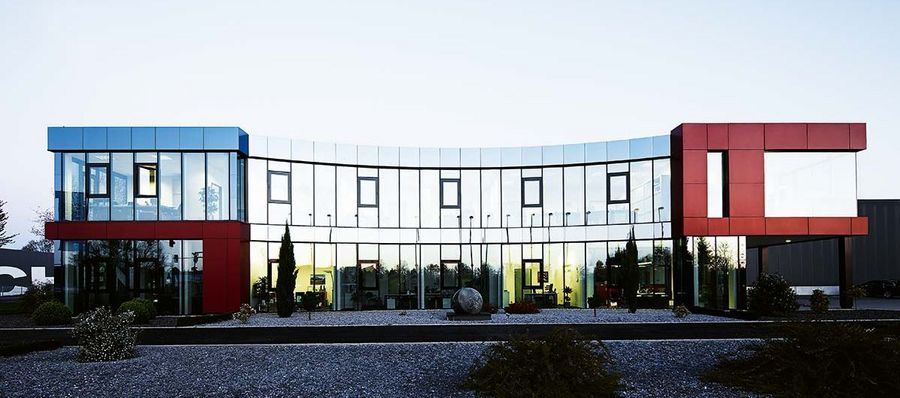 Glaswerke Arnold arcon TOPVIEW im Neubau von Alubau Puhlmann, Rhede