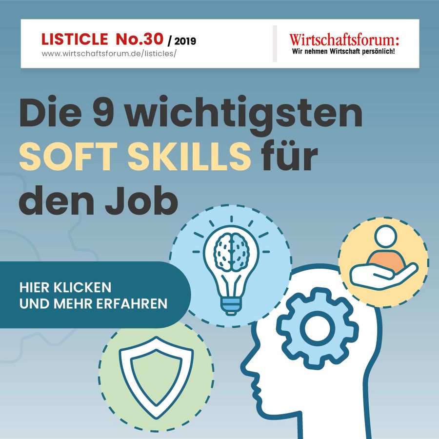 Die 9 wichtigsten Soft Skills für den Job 