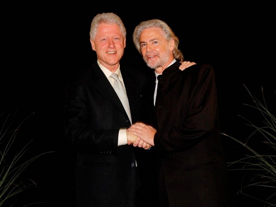 Dr. Hermann Bühlbecker und der ehemalige US-Präsident Bill Clinton