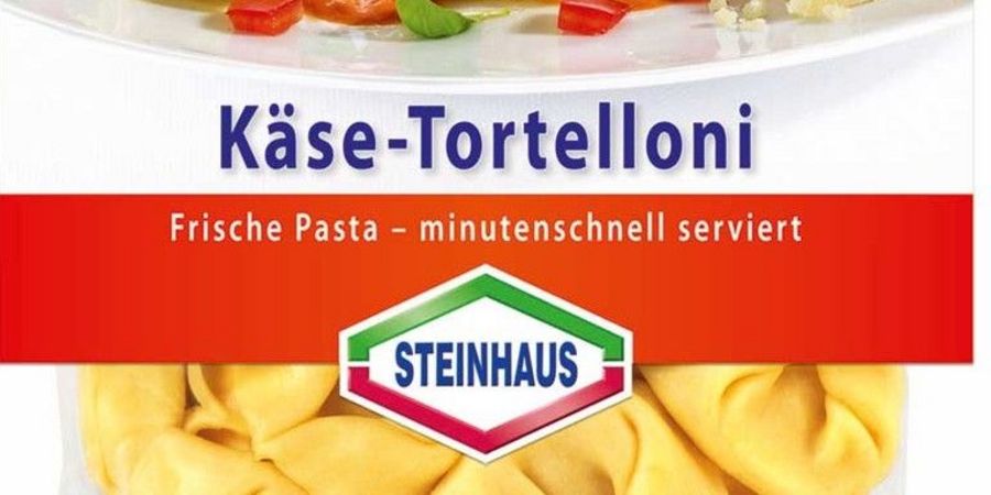Ein Klassiker aus dem Frischpasta-Sortiment von Steinhaus: die Käse-Tortelloni.