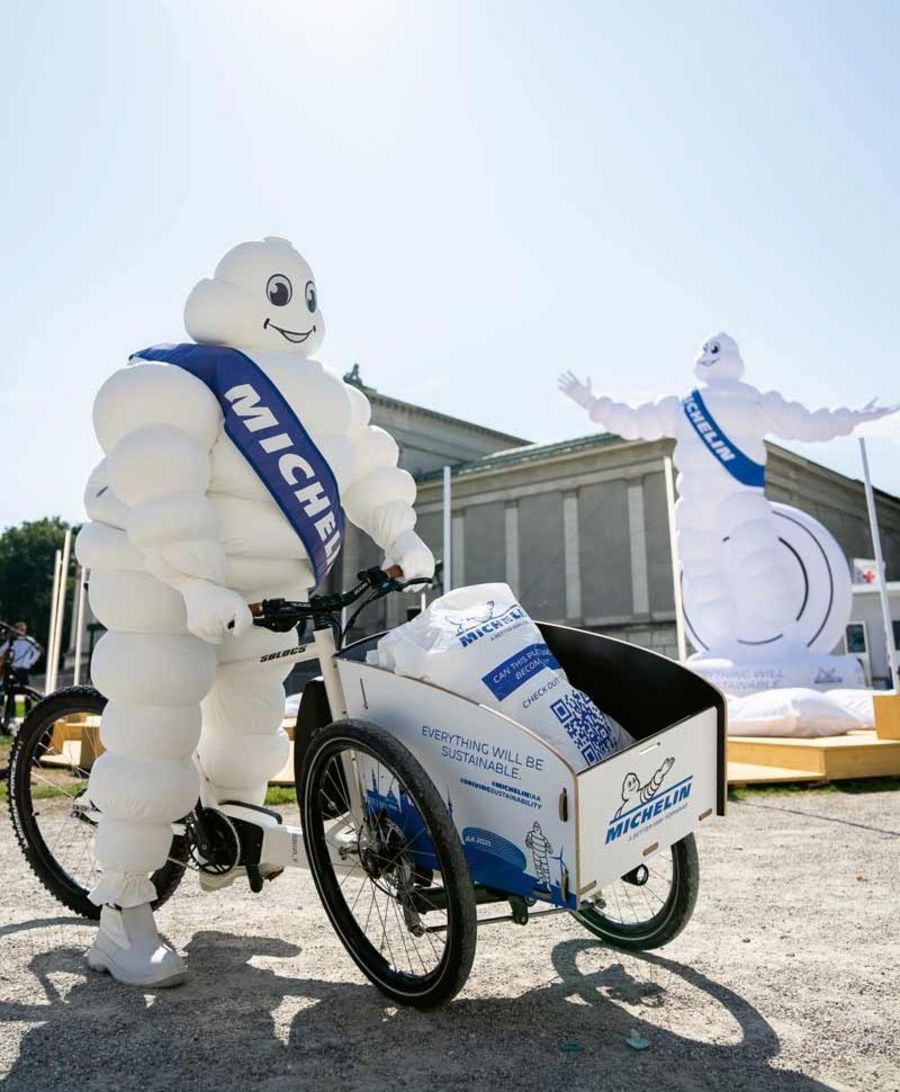 Michelin Reifenwerke- Michelin-Männchen bei der IAA 2021