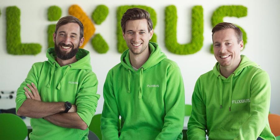 Das Trio um FlixBus und -Train: Daniel Krauss, Jochen Engert sowie André Schwämmlein (v.l.)