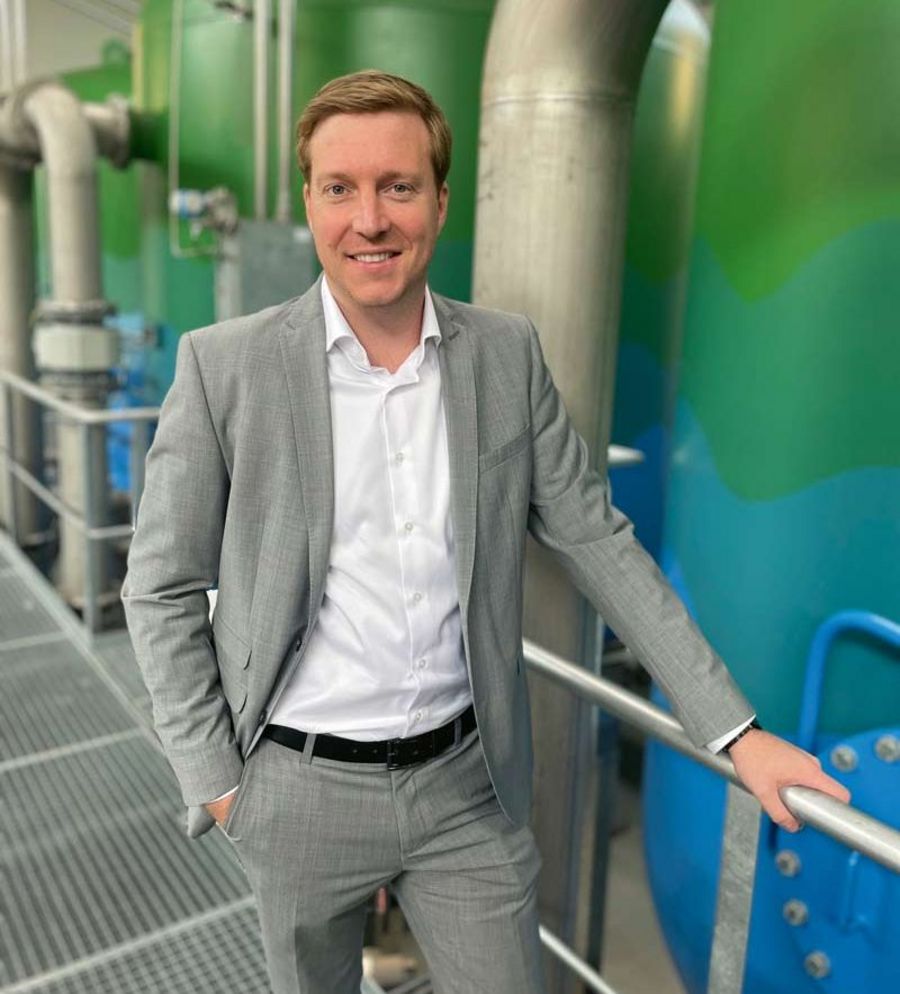 Marco Voß, Geschäftsführer der Energie und Wasser Wahlstedt/Bad Segeberg GmbH & Co. KG