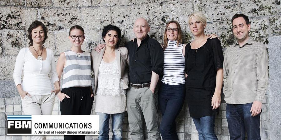 Kreatives Mitarbeiter-Team der Zürcher Agentur FBM Communications