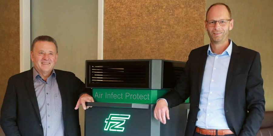 Klaus Osthues und Dipl.Ing. Olaf Ziel von der Franz Ziel GmbH Klaus Osthues und Dipl.Ing. Olaf Ziel von der Franz Ziel GmbH