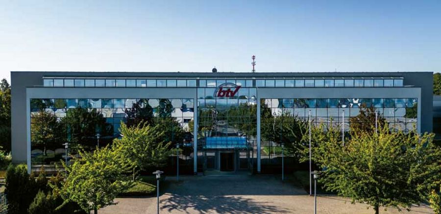 Der Sitz der btv technologies GmbH in Unna, Deutschland