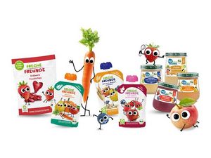 Freche Freunde: Leckere Bioprodukte mit Obst und Gemüse
