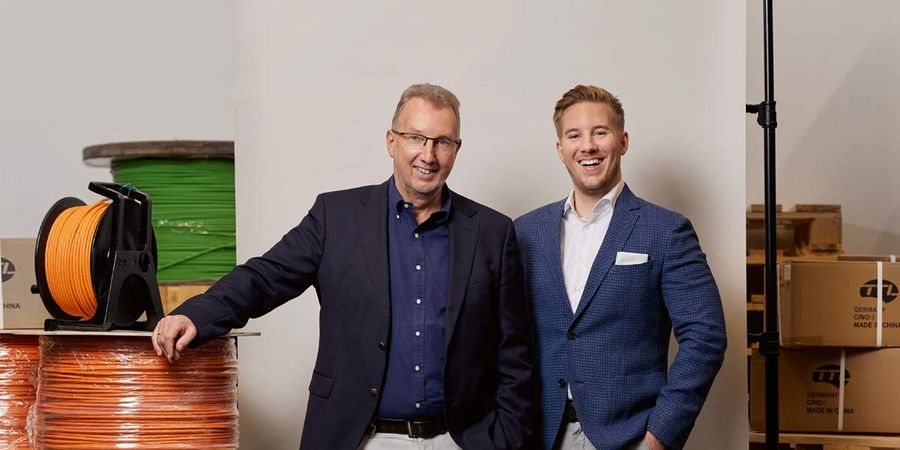 Achim Beuckes und Tobias Beuckes, Geschäftsführer der TTL Network GmbH Achim Beuckes und Tobias Beuckes, Geschäftsführer der TTL Network GmbH