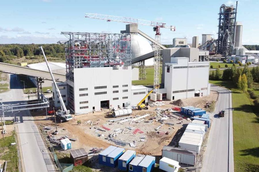 Christian Pfeiffer Maschinenfabrik Baustelle in Lettland