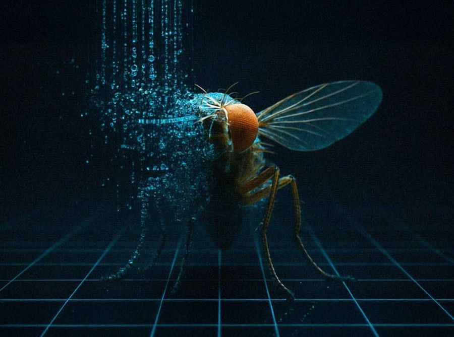 Virtuelle Fliege mit Hirn: Wenn KI wirklich fliegt