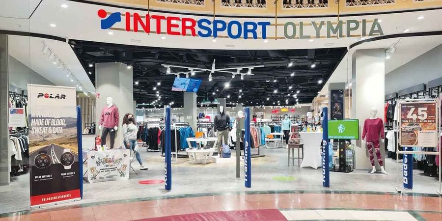 Intersport Olympia Eingangsbereich