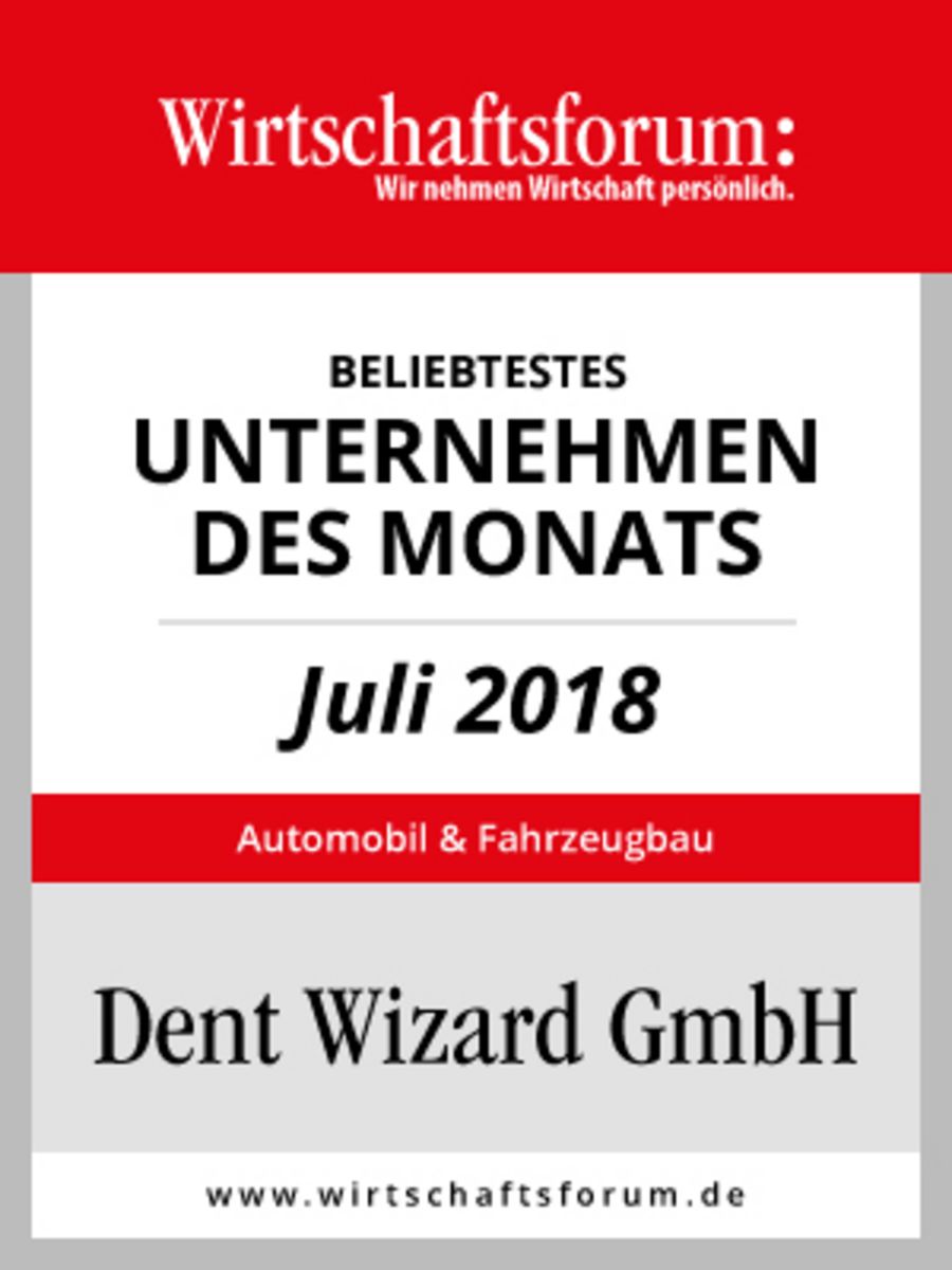 Dent Wizard GmbH Unternehmen des Monats