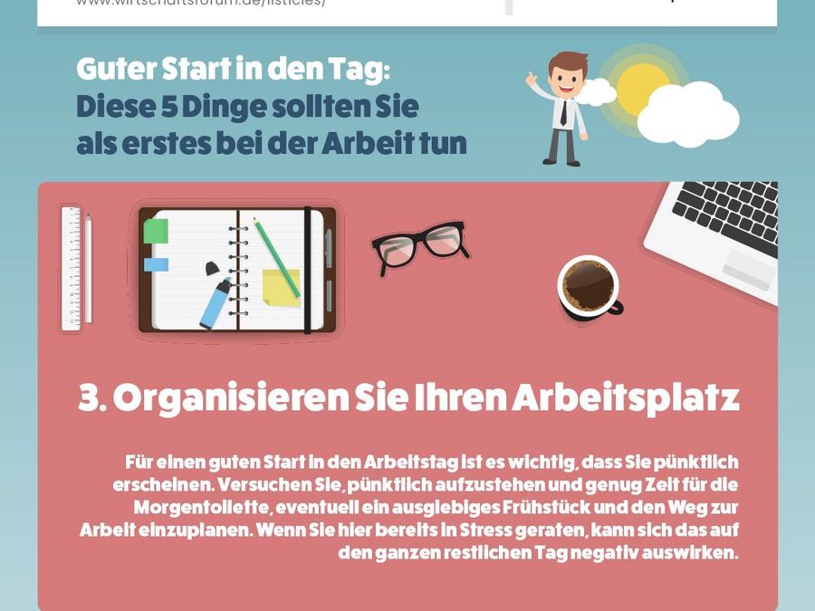 Organisieren Sie Ihren Arbeitsplatz