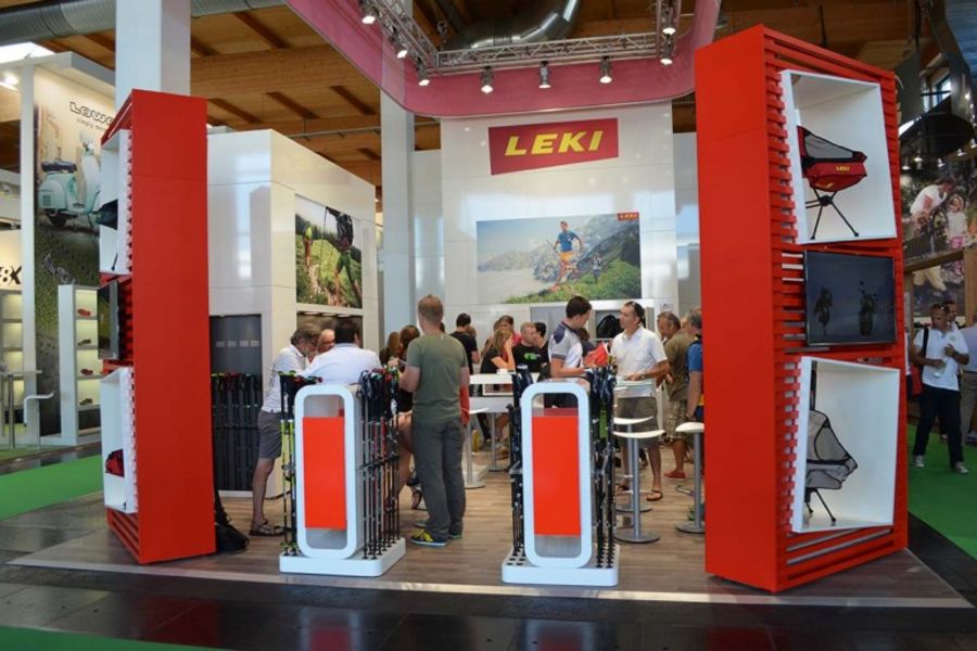 LEKI ist auf den Leitmessen der Branche vertreten: der ISPO in München und der Outdoor in Friedrichshafen