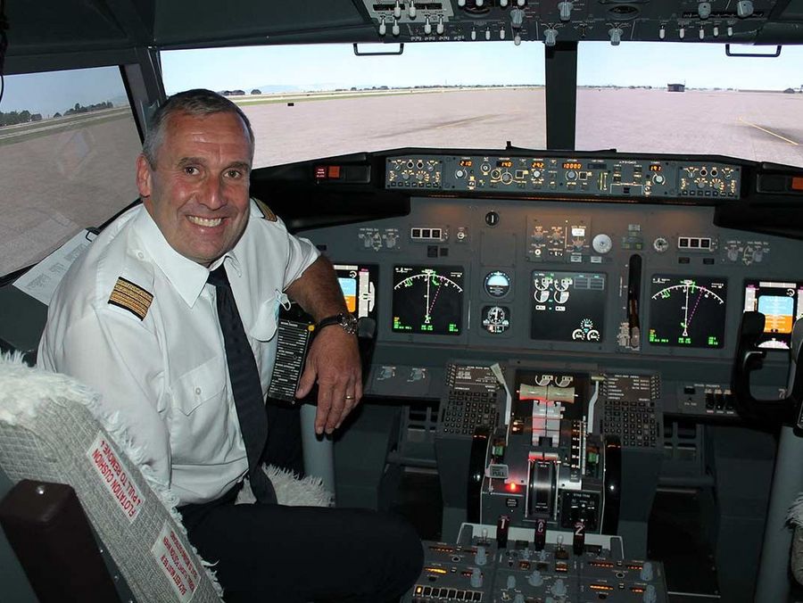 Im Hotel Park Soltau „gelandet“ – der Flugsimulator einer Boeing 737 – 800
