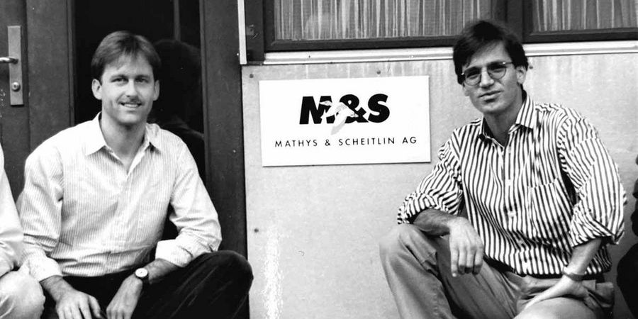 M&S Software Engineering Gründer Jürg Mathys (li.) und Hans-Jörg Scheitlin