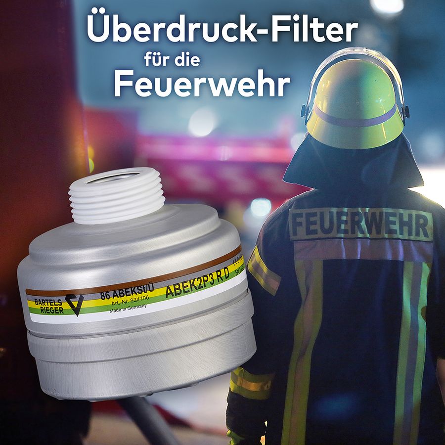 Überdruckfilter für die Feuerwehr