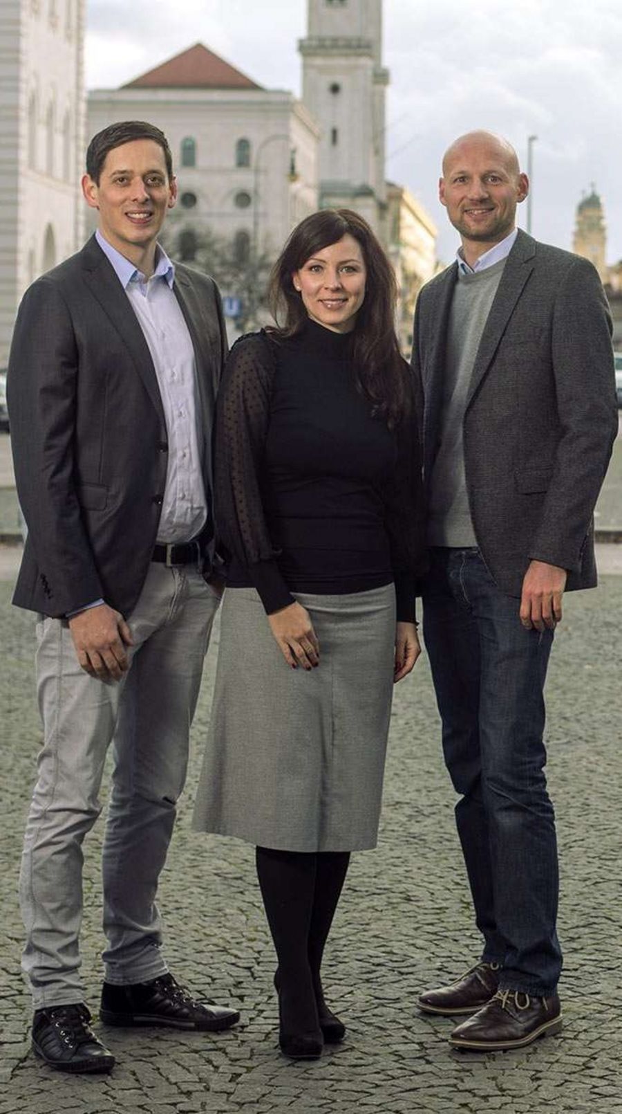 Das Gründerteam: Nico Polleti, Christina Polleti sowie Andreas Schuierer