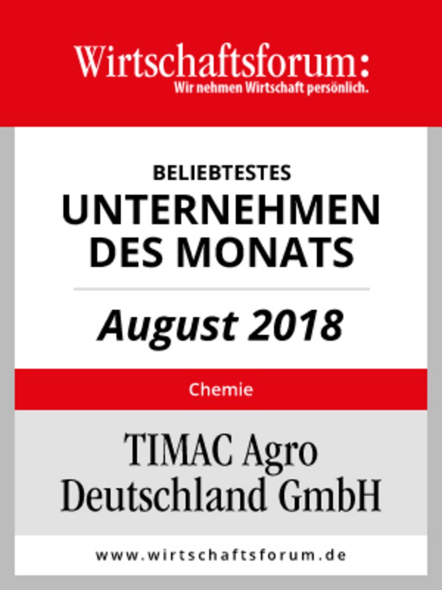 Timac Unternehmen des Monats