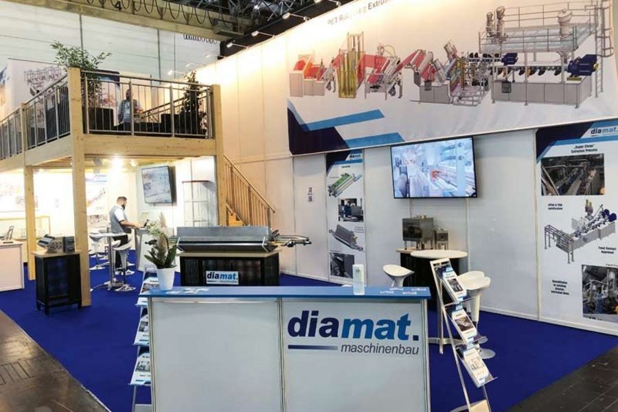 diamat Maschinenbau Messestand 