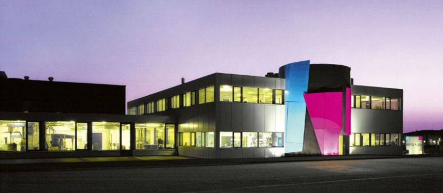 Hauptsitz und Produktionsstandort der Rotoflex AG in Grenchen, Schweiz