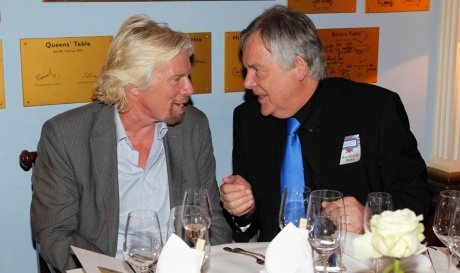 Hans Rudolf Wöhrl und Richard Branson